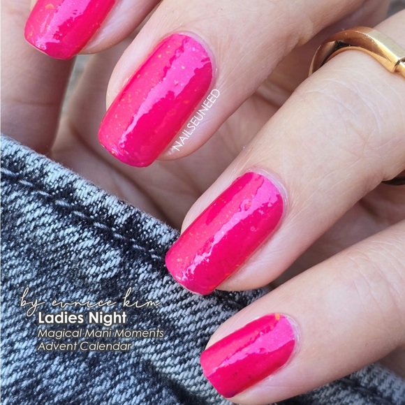 Color Street Other - *Exclusive* Color Street: Ladies Night | Pink Rose Gold Glitter Party Neon Sheer